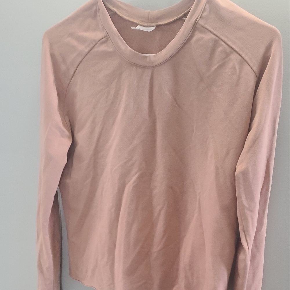 Jax & lennon long sleeve top nude color size small
